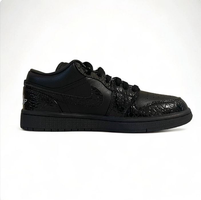 НОВИНКА! Air Jordan 1 Low SE Patent Elephant Black 41 42 43 44 45 еір