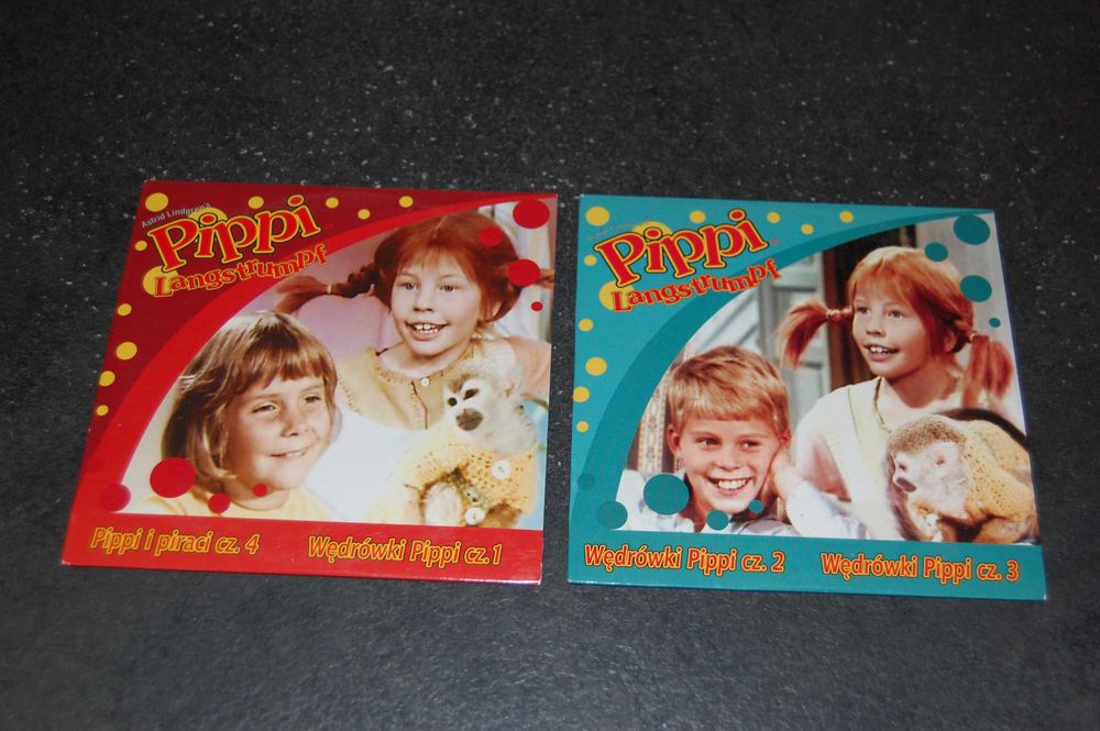 Pippi Langstrumpf - zestaw 9 filmów VCD