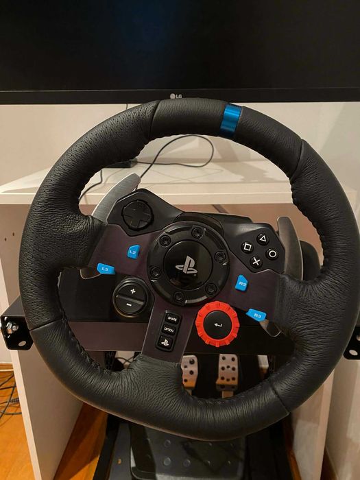 Logitech G29 + pedais + suporte