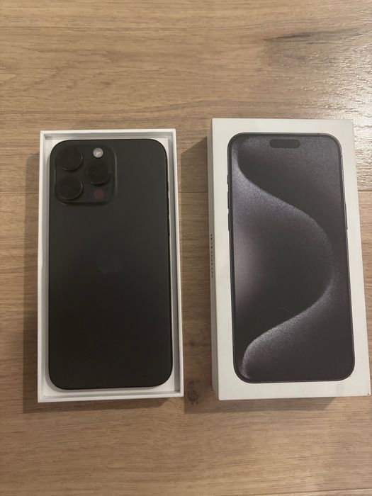 iPhone 15 pro max 256gb black Titan
