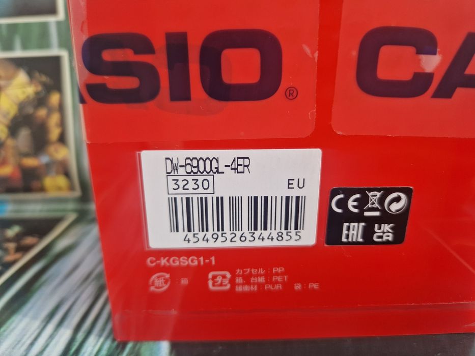 Nowy Zegarek Casio G-SHOCK DW-6900GL-4ER  - Komplet