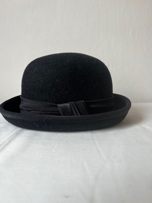 Kapelusz damski retro czarny 56