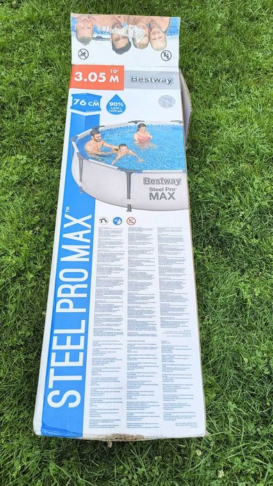 Pompa basenowa piaskowa intex sf90220-1 + basen Bestway Steel Pro Max