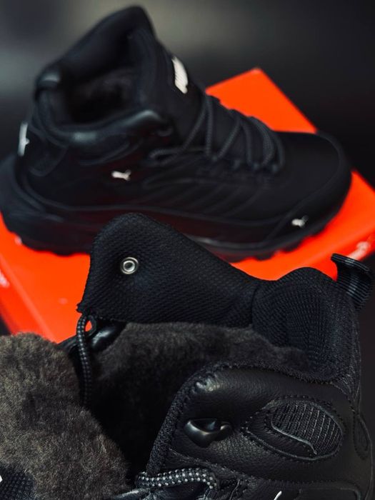 Зимняя кожанная мужская обувь / ботинки кроссовки Puma зима до -31°