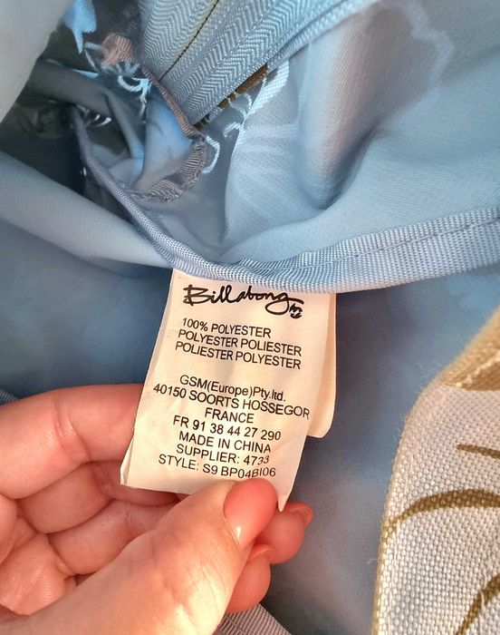 Mochila Billabong em verde seco e azul claro