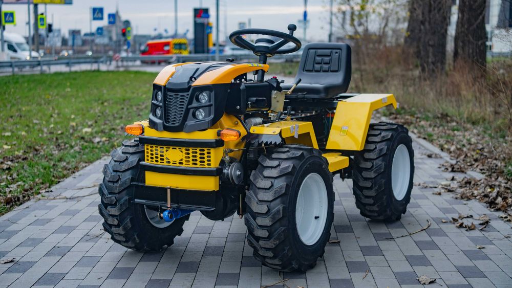 Мінітрактор AM-132DL 4x4! 2 Гідравліки! Переломка! BOM!