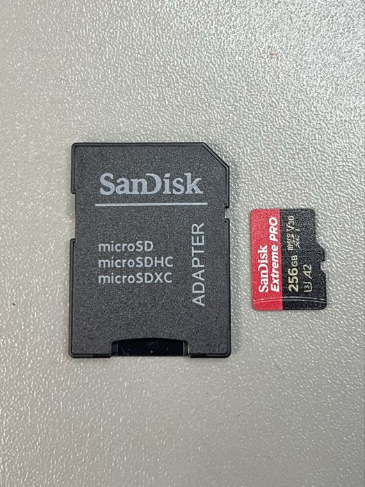 SanDisc Extreme PRO 256GB + Adapter
