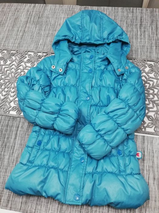 Turkusowa kurteczka zimowa Coccodrillo r. 122