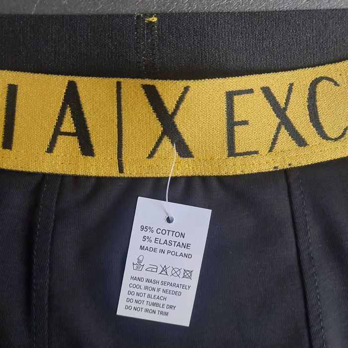 Чорні чоловічі труси Армані. Мужские черные трусы AX