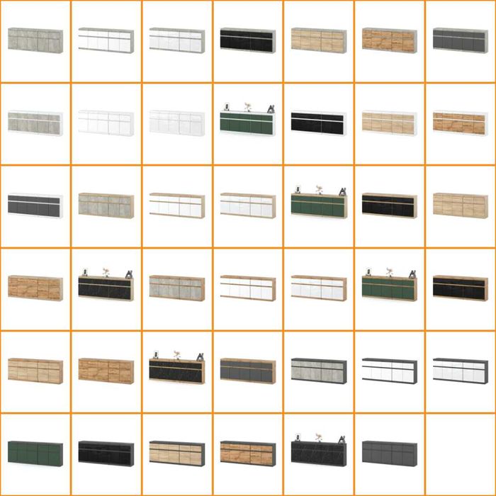 Komoda Nowoczesna Modułowa Best Oleksa 200cm Szafka 5 Szuflad Salon
