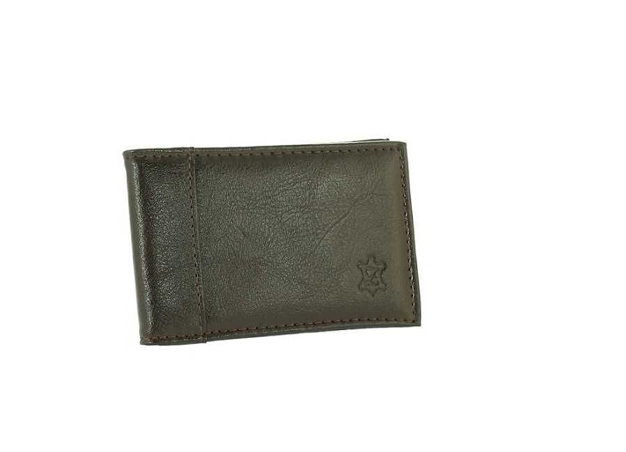 Etui na karty ID etui na dokumenty etui na wizytówki brązowe skóra