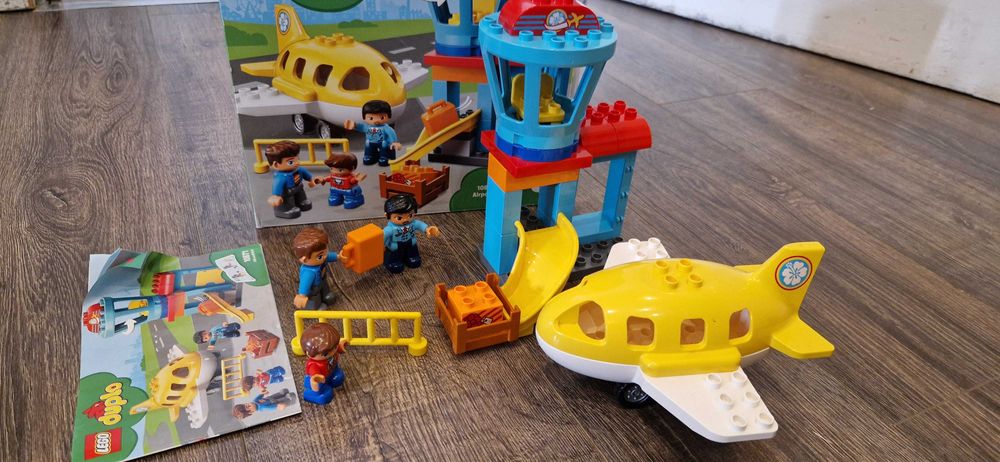 Duplo mega zestaw 10506/507/508 domek lotnisko straż