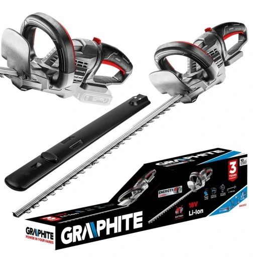 graphite nożyce do żywopłotu 18v 510mm sekator do krzewów energy 18v 58g032