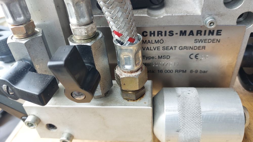 Rectificadora de sedes de valvulas  Portatil par motores Chria Marine