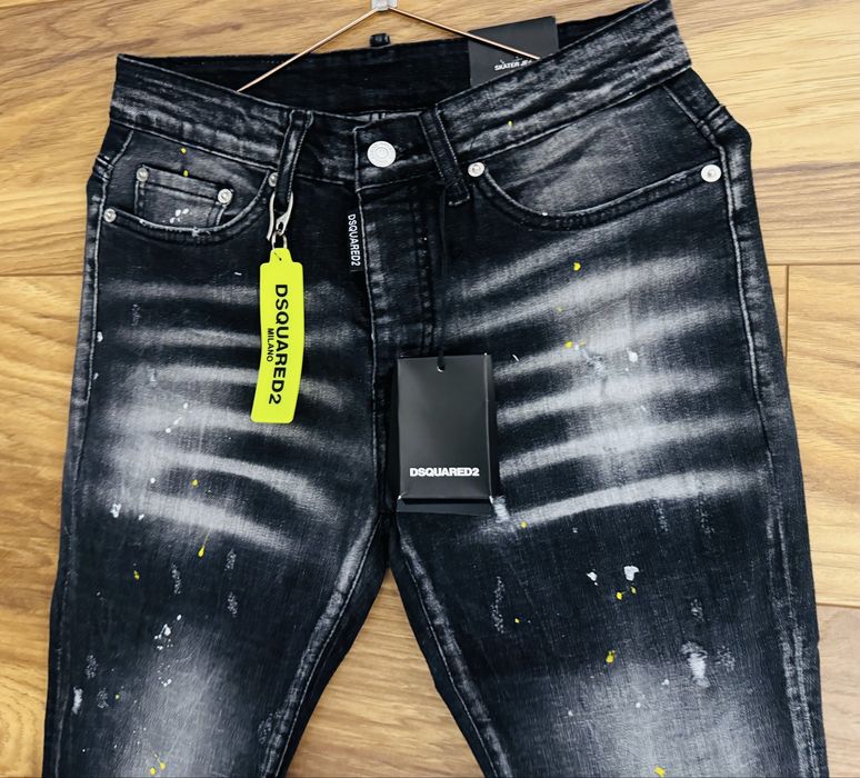 Dsquared spodnie jeansowe męskie