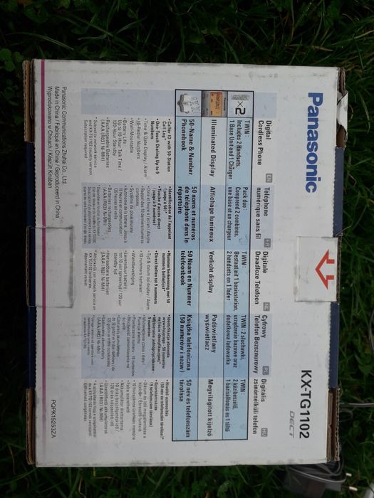 Telefon cyfrowy bezsznurowy Panasonic KX-TG1102