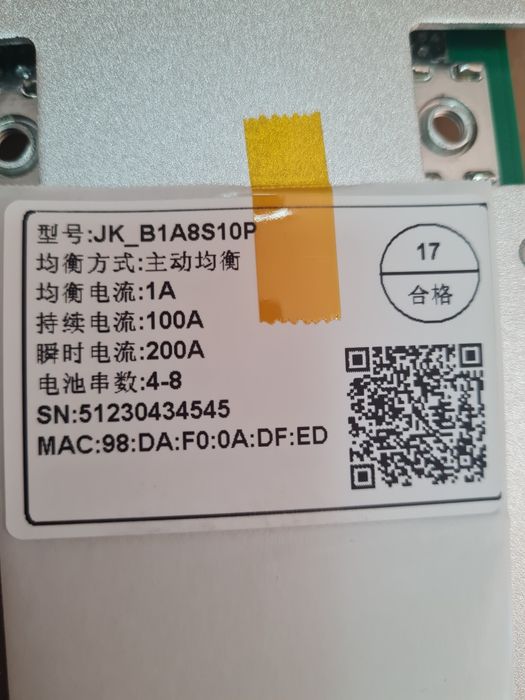 Jikong bms jk-B1A8S-10P