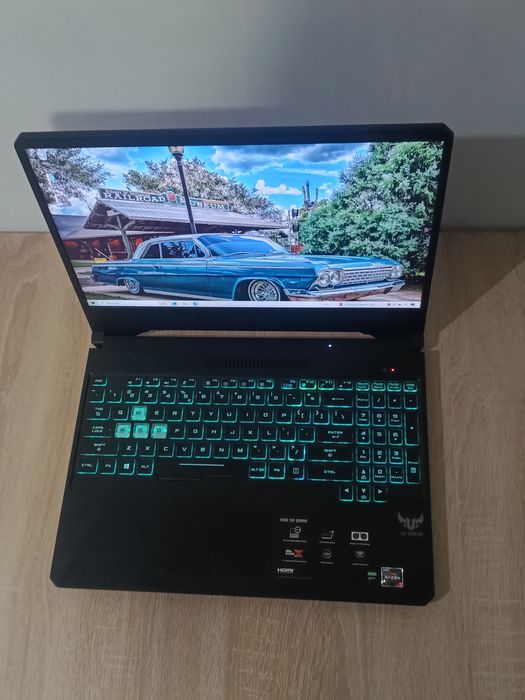 Asus Tuf Gaming. Super stan. Ryzen 7. Dwa dyski