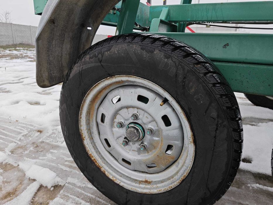 Przyczepa dłużycowa dłużyca Auwarter NL2,0T do stali drutu słupów M/17