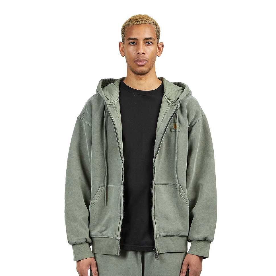 Green hooded jacket deals