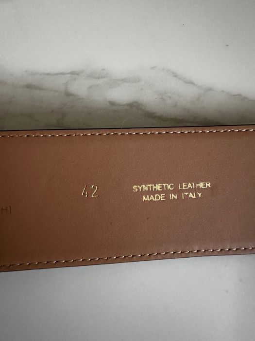 Elisabetta Franchi- Skórzany Pasek rozm. IT 42- OKAZJA!!!