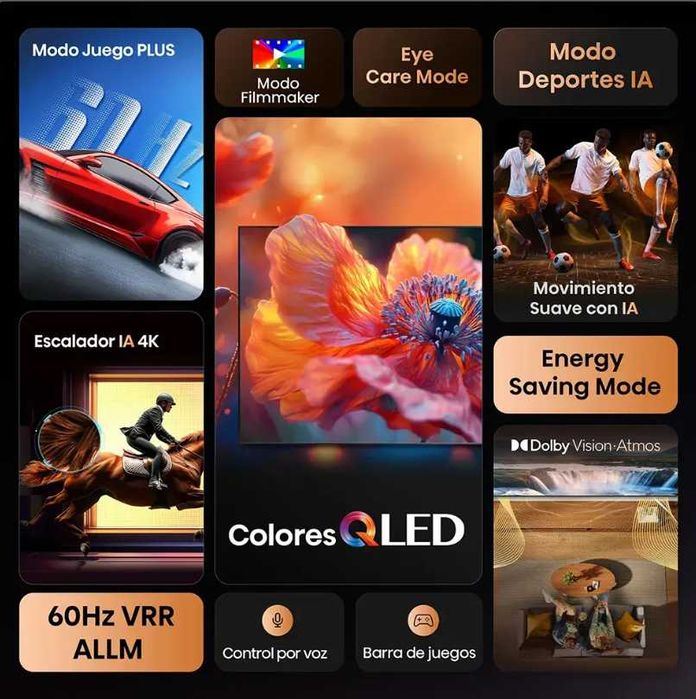 Televisão Smart TV Hisense Series E7Q QLED 4K UHD 165 cm