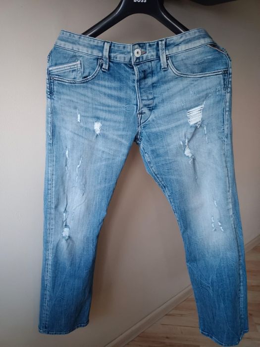 Spodnie męskie jeans Replay waitom,