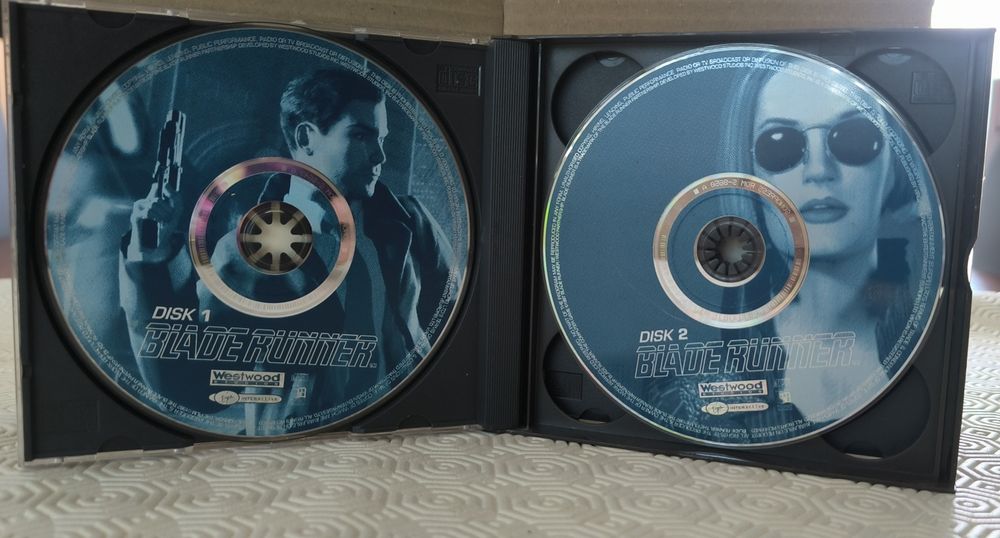 Jogo PC - Blade Runner (Westwood Studios, 1997) - 4 CDs Completo
