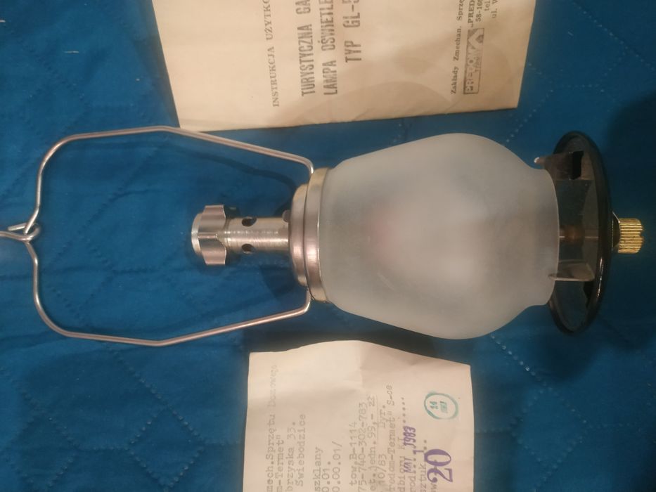 Lampa gazowa turystyczna 1983