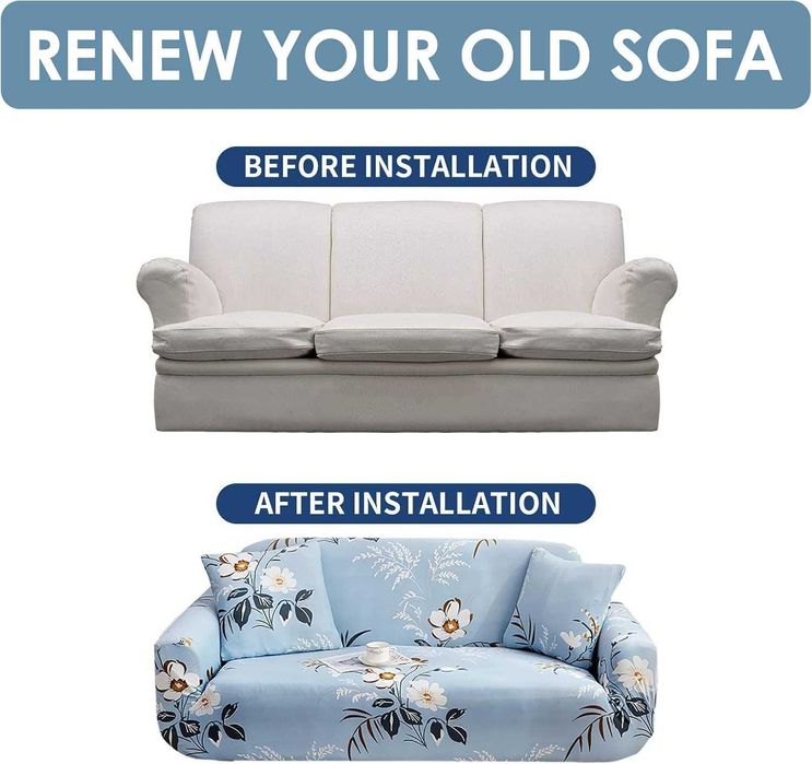 Nowy pokrowiec / elastyczny / szezlong / ochronny / 3-osobowy !7988!