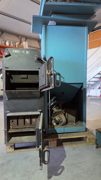 Caldeira Mista Lenha + Pellets 30kW – Centrometal EKO CK 30