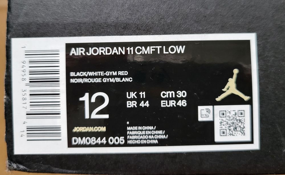 Buty Jordan 11 CMFT Low rozmiar 46