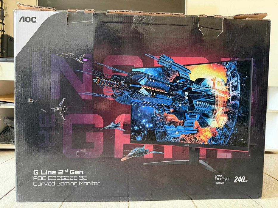 Monitor Gaming Curvo AOC C32G2ZE/BK | 31,5'' | 240 Hz | Full HD