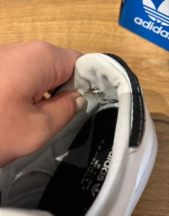 Buty Adidas SuperStar 40 2/3 klasyki białe Trampki Sneakersy