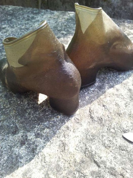 Botins de protecção de sapatos anos 40