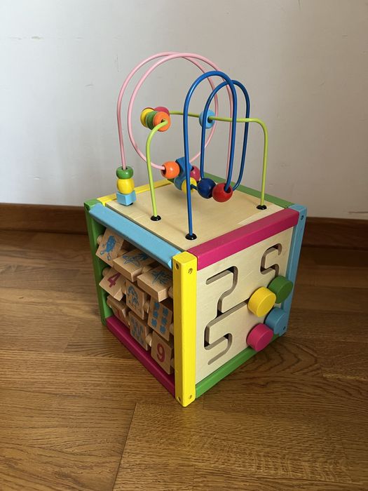 Duży drewaniany sorter