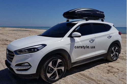 Автобокс на крышу Terra Drive-480л сірий чорний 196*75*43 БВ вживаний