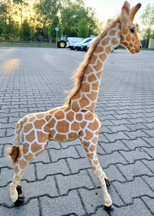 Wielki super pluszak maskotka na prezent Żyrafa nowa