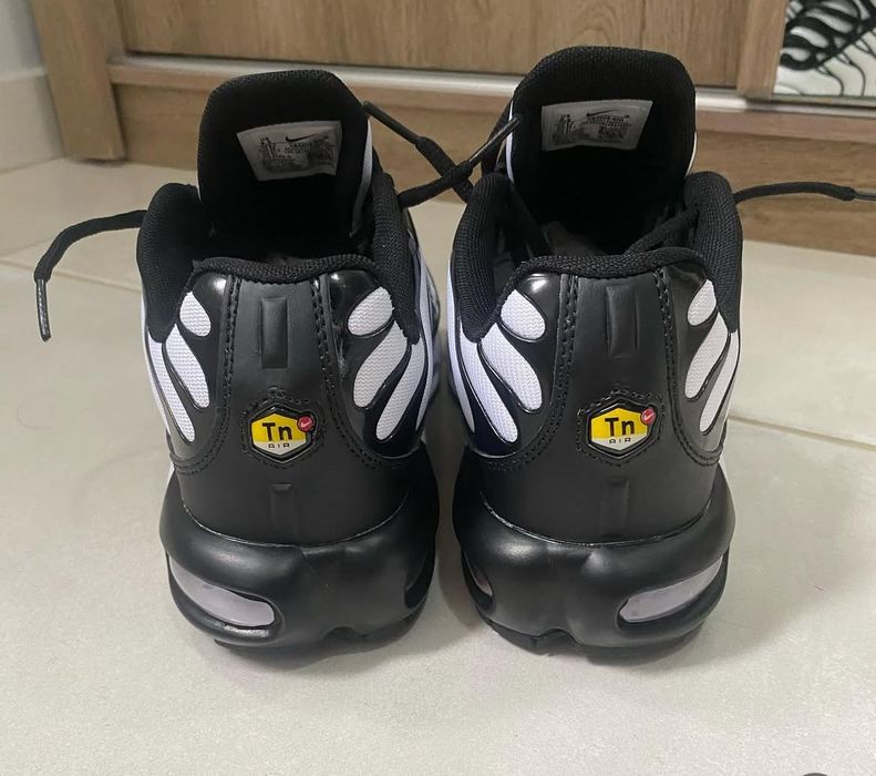 Biale air max plus meskie nike TN cale biale obuwie sportowe sneakers