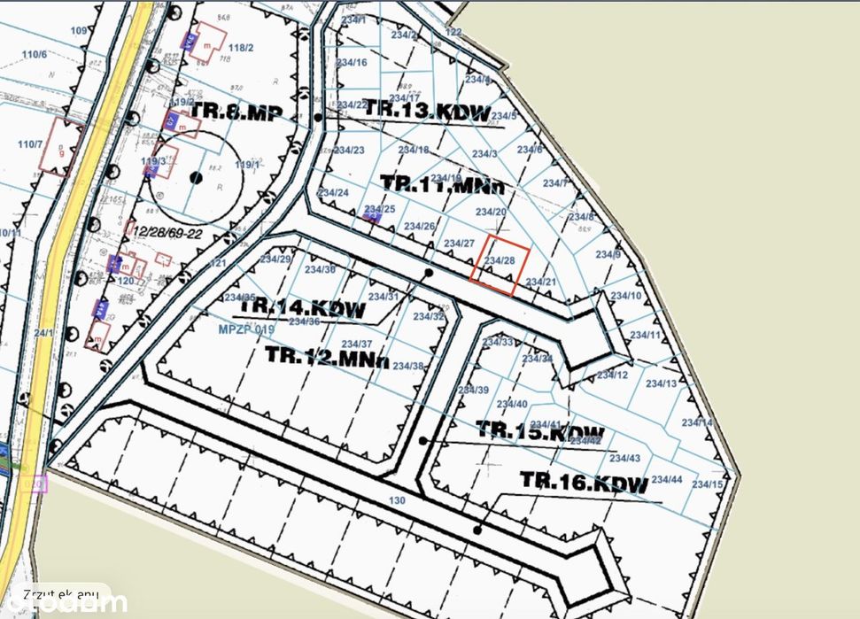 Działka budowlana 401 m² przy lesie !
