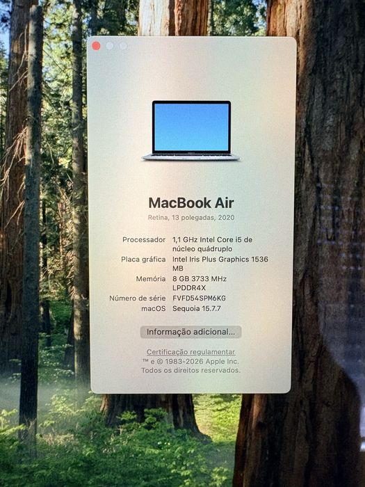 MacBook Air (Retina, 13 polegadas, 2020)