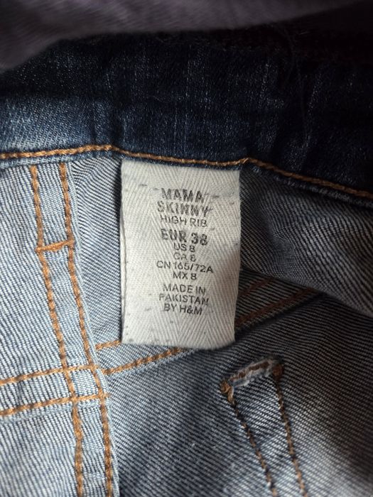 H&M spodnie, jeansy ciążowe