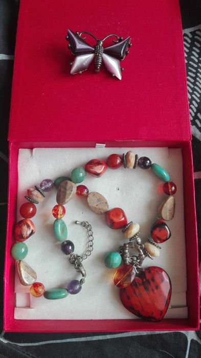 Broszka + Naszyjnik z Izraela