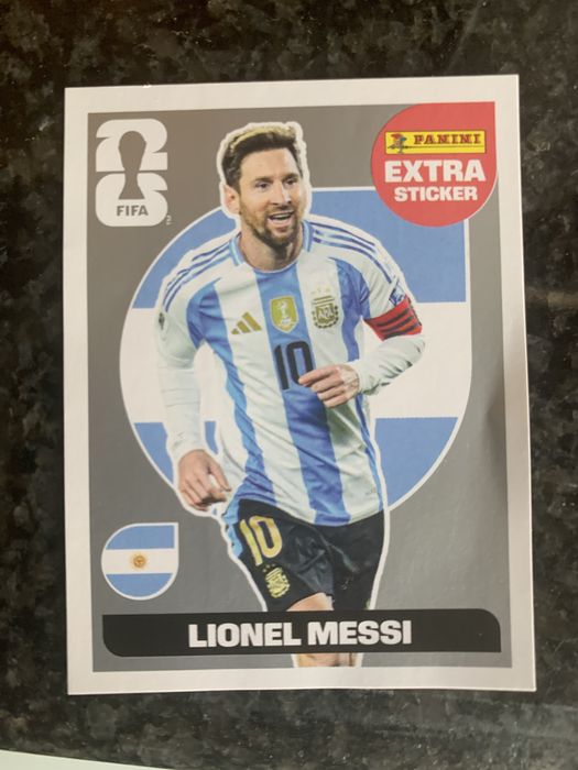 Carta Extra Silver Messi 2026