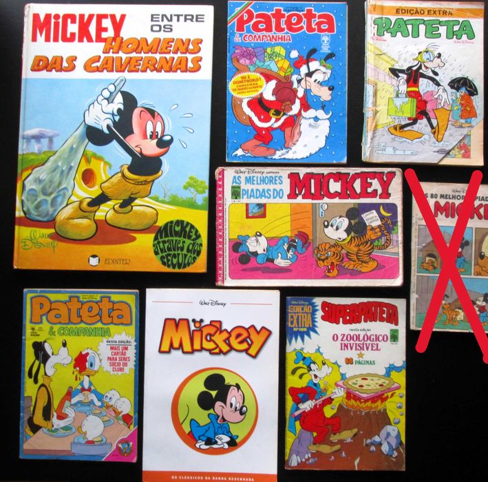Donald Mickey Zé Carioca Patinhas Margarida Disney