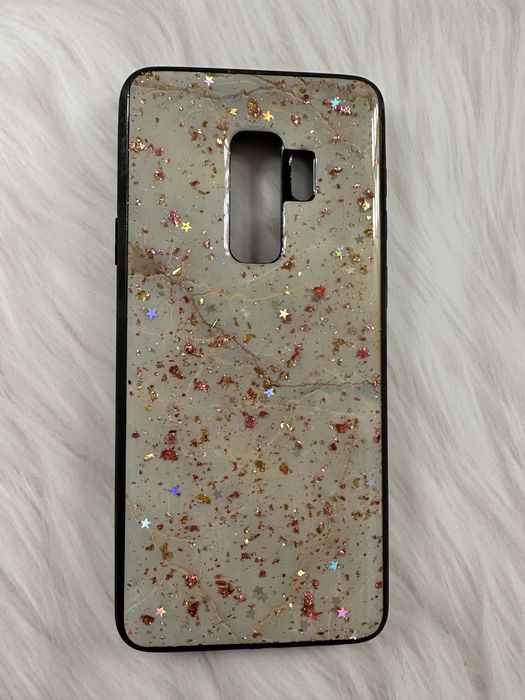 Etui case obudowa samsung galaxy s9+ plus brokat marmur glam