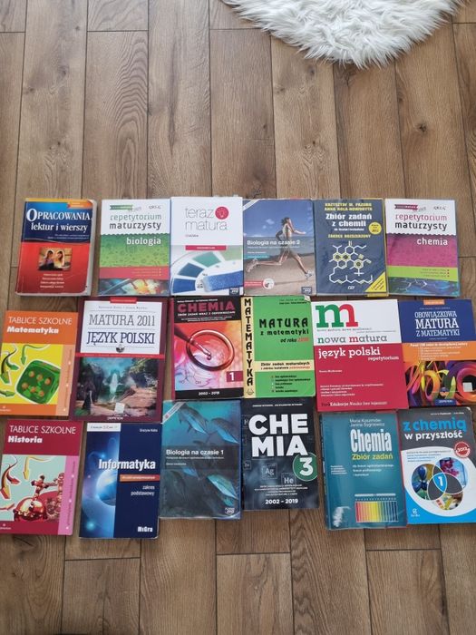 Podręczniki liceum technikum matura chemia biologia