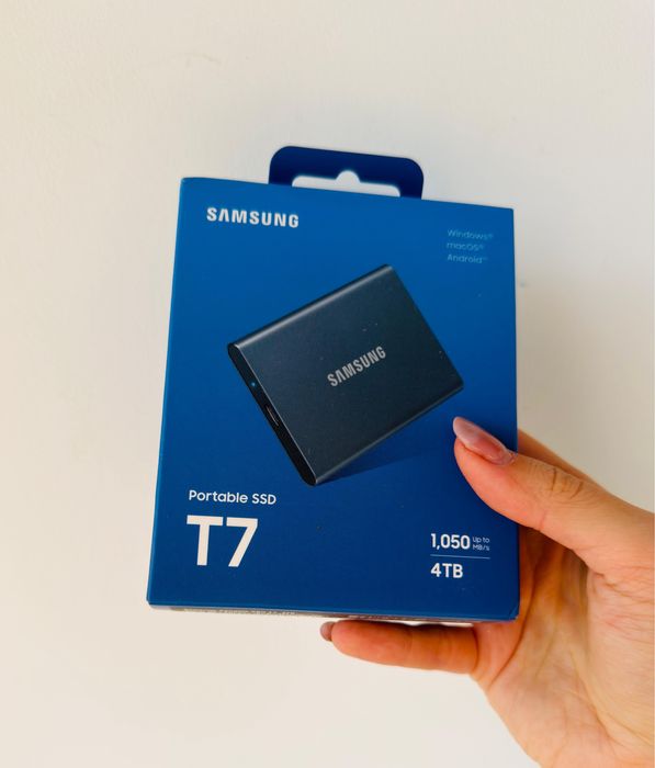 Dysk SAMSUNG Portable T7 4TB USB 3.2 Gen 2 SSD Szary