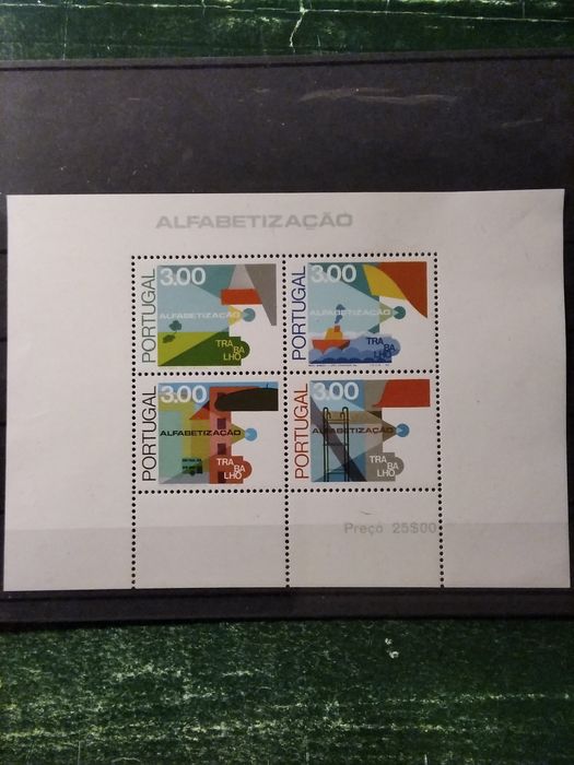 1976 Bloco Alfabetização MNH **