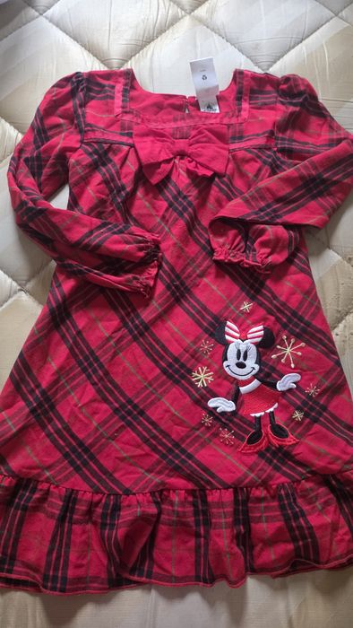 Vestido natalicio minnie 5/ 6anos